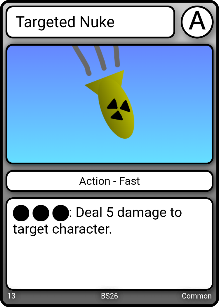 Targeted Nuke card